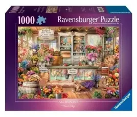 puzzle-1000-kot-w-kwiaciarni