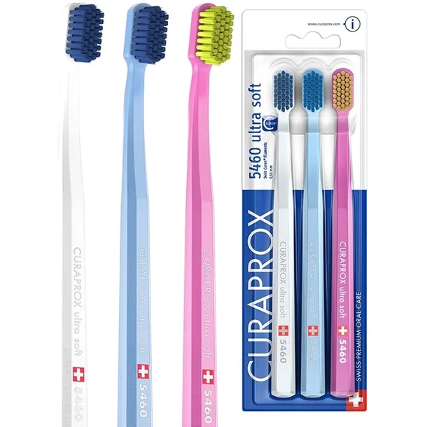 CURAPROX szczoteczka do zębów miękka CS 5460 Ultra Soft Eco Pack 3 szt
