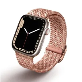 uniq-pasek-aspen-apple-watch-40-38-41mm-braided-de-rozowy-citrus-pink