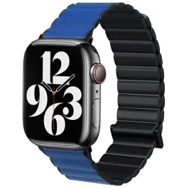 beline-pasek-apple-watch-magnetic-pro-42-44-45-49mm-czarno-niebieski-black