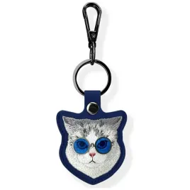 etui-na-lokalizator-brelok-nimmy-glasses-cool-cat-niebieski