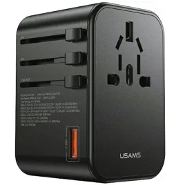 usams-adapter-siec-1xusb-2xusb-c-t62-65w-4w1-us-au-eu-uk-czarny-black-cc199
