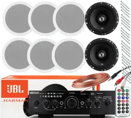 glosniki-sufitowe-jbl-sklep-salon-lokal-biuro-amplituner-bluetooth-usb-aux