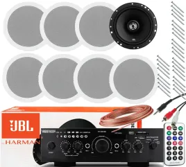 glosniki-sufitowe-jbl-sklep-salon-lokal-biuro-wzmacniacz-bluetooth-usb-aux