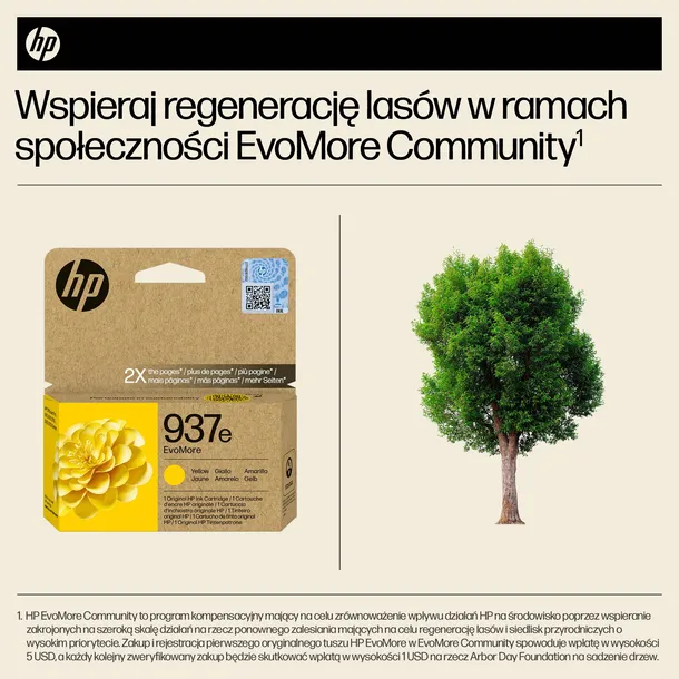 tusz-hp-937e-yellow-evomore