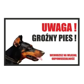tabliczka-uwaga-grozny-pies-doberman