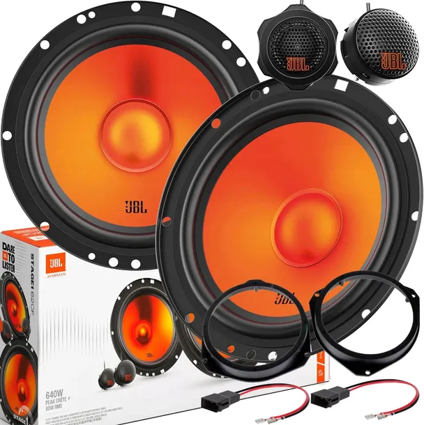 JBL GŁOŚNIKI BASOWE CITROEN JUMPER FIAT DUCATO PEUGEOT BOXER + TWEETERY