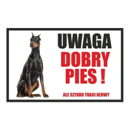 tabliczka-uwaga-dobry-pies-doberman-2