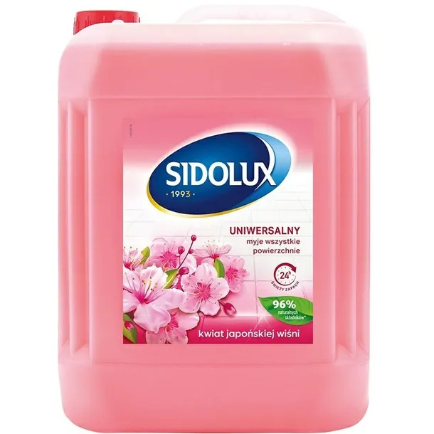 SIDOLUX płyn uniwersalny do podłóg kwiat japońskiej wiśni 5l zapas