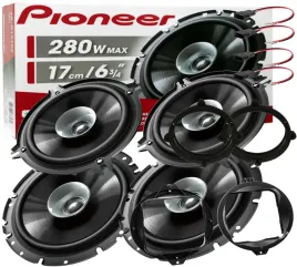 pioneer-glosniki-4-szt-do-audi-a3-8l-przod-tyl-dystanse-zestaw