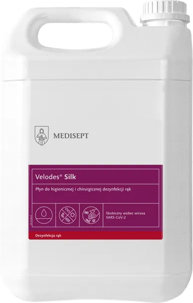 Płyn do dezynfekcji rąk i dłoni Medisept Velodes Silk 5L z alkoholem