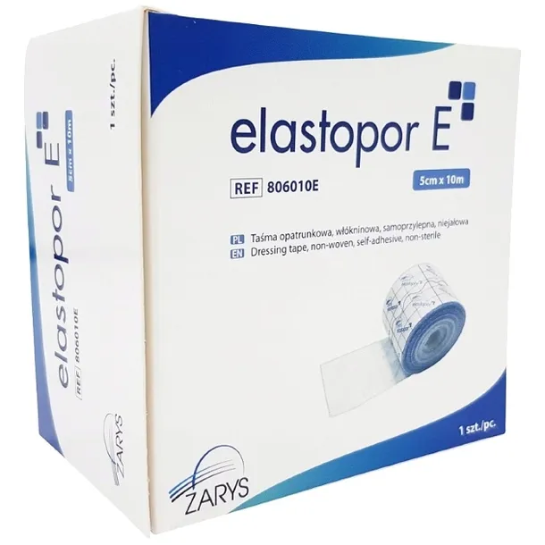 Taśma opatrunkowa 5cm x 10m Elastopor E Zarys