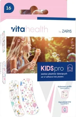Zestaw plastrów dziecięcych Zarys VitaHealth KidsPro