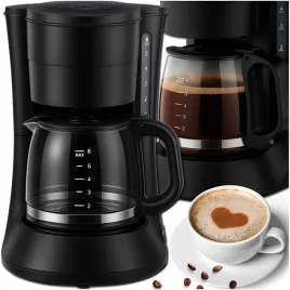 przelewowy-ekspres-do-kawy-czarny-szklany-dzbanek-600-ml-kompaktowy-600w