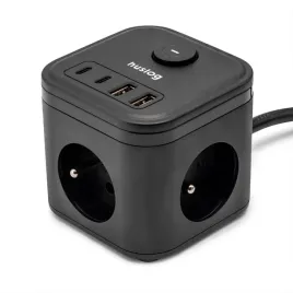 przedluzacz-kostka-zasilajaca-4-usb-3-gn-smart-listwa-usb-c-huslog-hus1003