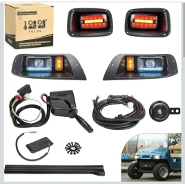 zestaw-reflektorow-led-deluxe-do-wozka-golfowego-ezgo-txt-ze-swiatlami-do-jazdy-dziennej-swiatlem-mijania-i-kierunkowskazy