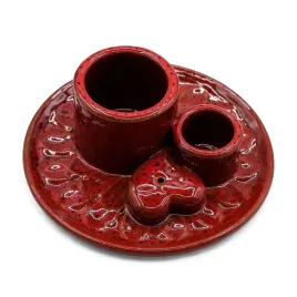podstawka-na-palo-santo-i-peczek-mandala-czerwona-z-polyskiem-ceramiczna