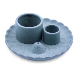 podstawka-na-palo-santo-i-peczek-kwiat-lotosu-niebieska-ceramiczna