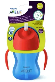 avent-kubek-ze-slomka-200-ml-czerwono-niebieski-niekapek-dla-dzieci