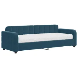 niebieskie-lozko-dzienne-2-w-1-z-materacem-223-x-91-x-71-cm