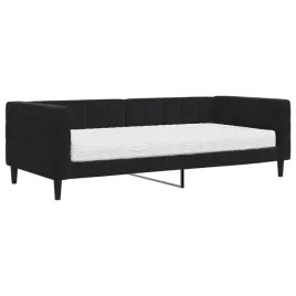 czarna-sofa-z-funkcja-spania-i-materacem-223-x-100-x-68-cm