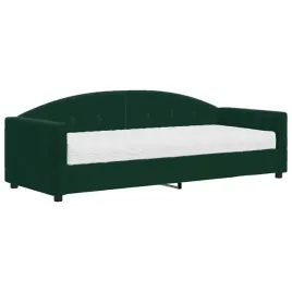 ciemnozielona-lezanka-2-w-1-z-materacem-222-x-100-x-75-cm
