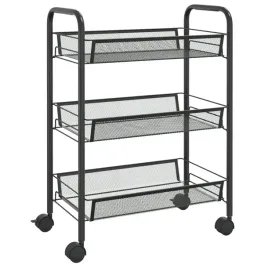 wozek-organizacyjny-z-zelaza-czarny-46x26x64cm-4-kola-2-z-hamulcami
