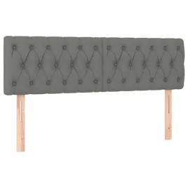 zaglowek-lozka-ciemnoszary-160-x-7-x-78-88-cm-regulowana-wysokosc