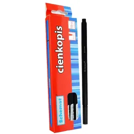 schemat-cienkopis-czarny-0-4mm-10-sztuk
