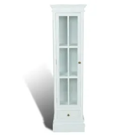 witryna-wysoka-vintage-z-akrylowymi-drzwiczkami-biala-38x255x138-cm