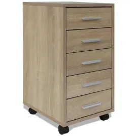 szafka-biurowa-na-kolkach-debowa-33x38x63-cm-5-szuflad-aluminiowe-uc