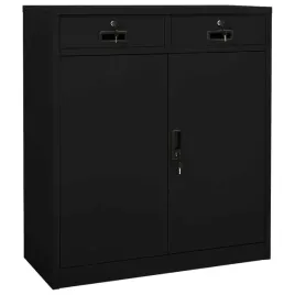 szafka-biurowa-kartotekowa-stalowa-czarna-90x40x102-cm