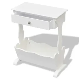 stojak-na-czasopisma-z-szuflada-bialy-mdf-drewno-jodlowe-485x24x61-c