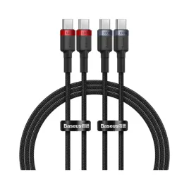 2x-kabel-przewod-cafule-usb-c-usb-c-100w-1m-czerwono-czarny-czarno-szary