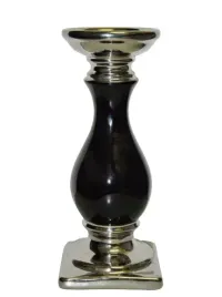 swiecznik-ceramiczny-czarny-sredni-h22