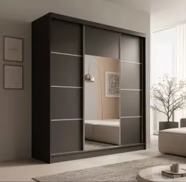 szafa-przesuwna-200-cm-czarna-srebrna-z-lustrem-do-sypialni-keri