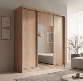 szafa-przesuwna-200-cm-dab-sonoma-srebrna-z-lustrem-do-sypialni-keri