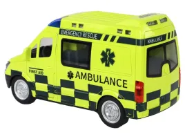 zolty-ambulans-ze-swiatlami-sterowany
