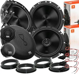 jbl-4-glosniki-zwrotnice-vw-golf-4-6-passat-b5-fl-polo-4-5-6-przod-tyl