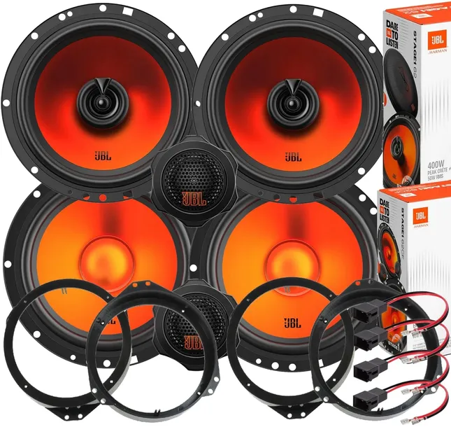 JBL 4 MOCNE GŁOŚNIKI OPEL VECTRA C SIGNUM PRZÓD+TYŁ + TWEETERY
