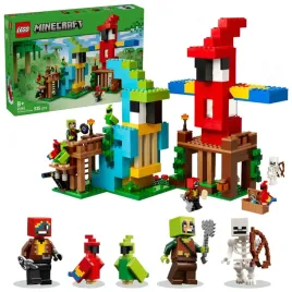 lego-minecraft-21282-papugowe-domki-papugi-ptaki-dzungla-treser