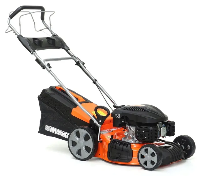 Kosiarka spalinowa Hortmasz z napędem / 46 cm, 161 cm3, 4w1, żeliwna tuleja