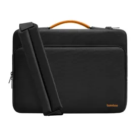 tomtoc-defender-a40-torba-na-ramie-na-laptopa-czarna-wodoodporna-zamek-ykk