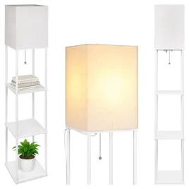 lampa-stojaca-podlogowa-led-biala-2w1-polka-regal-160cm-do-czytania-e27
