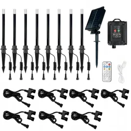 8x-lampa-solarna-ogrodowa-wbijana-naziemna-3000k-pilot-zewnetrzna-gruntowa