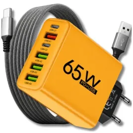 szybka-ladowarka-usb-c-zamiennik-65w-kabel-1-metr-gan-pd-wtyczka-6-portow