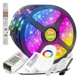 tasma-led-20m-rgb-kolorowa-zestaw-pilot-zasilacz-mocny-zestaw-do-pokoju