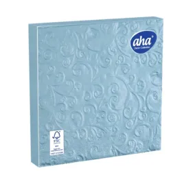 aha-serwetki-z-wytloczeniem-niebieskie-33-x-33cm-15-sztuk