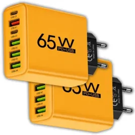 szybka-ladowarka-sieciowa-usb-typ-c-gan-65w-qc-3-0-pd-do-telefonu-6-portow