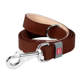 smycz-dla-psa-z-naturalnej-skory-waudog-szer-14-mm-dl-122-cm-brazowa